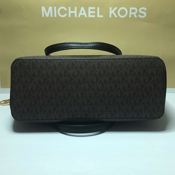 MICHAEL KORS CHARLOTTE LARGE TOP ZIP TOTE - Picture 7 of 13